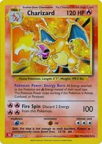 Charizard trading card